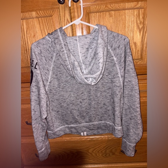 Victoria's Secret Light Gray Zip-Up Hoodie - Picture 2 of 4